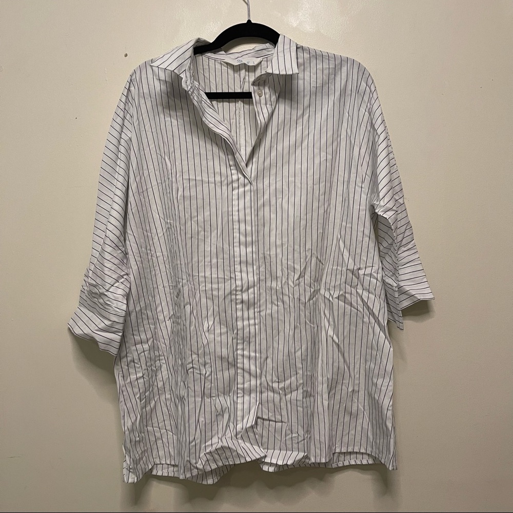 Stripe black and white blouse